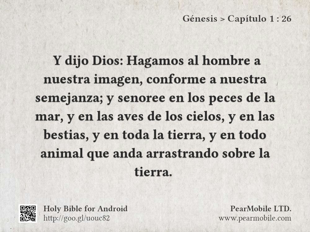 Génesis, Capítulo 1:26